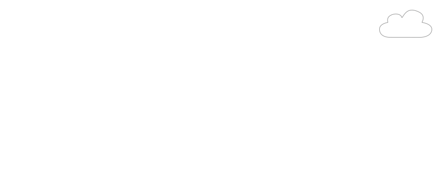 White cloud icon in top-right corner